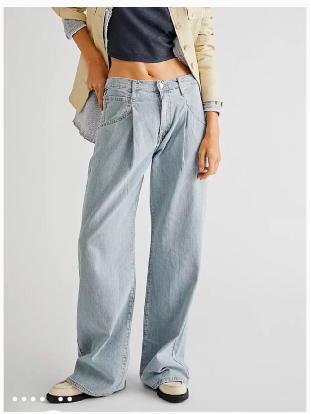 Free People | we the free luca super slouch trouser jeans
